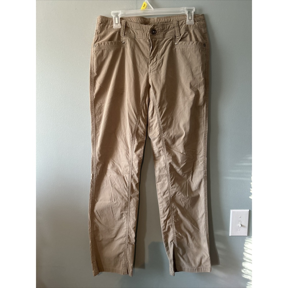 Kuhl Pants Womens 10 Regular Beige KhakiUtility Performance Outdoors Hiking